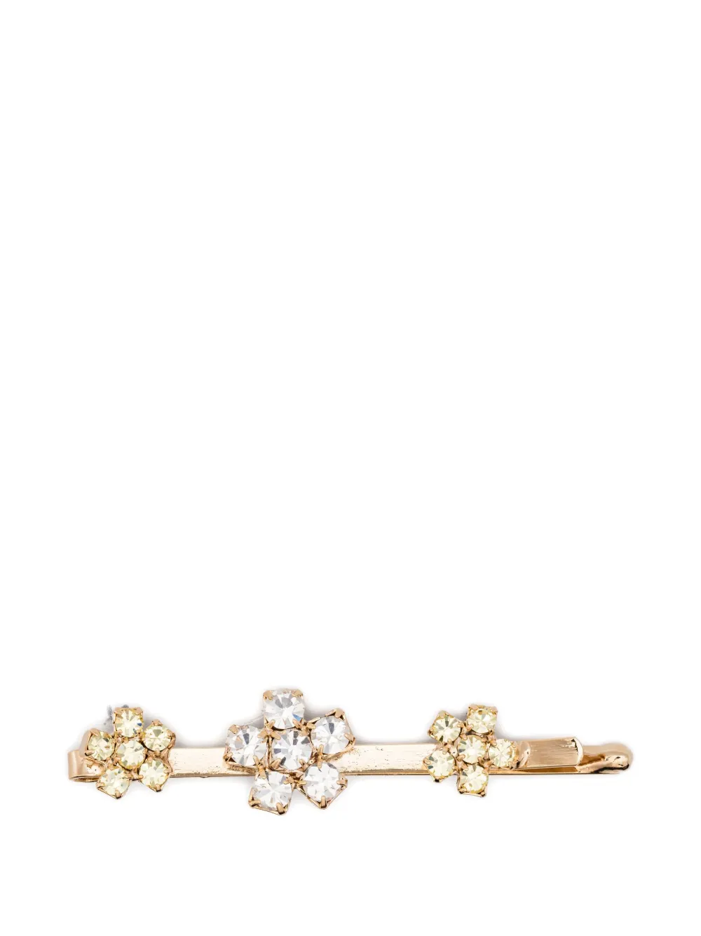Rosantica flower-embellished hair slide | Gold | Image 1