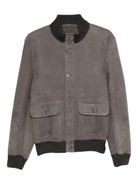 Salvatore Santoro ribbed-trim bomber jacket 