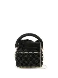 Rosantica mini Holli Nodi beaded-embellished bucket bag - Black
