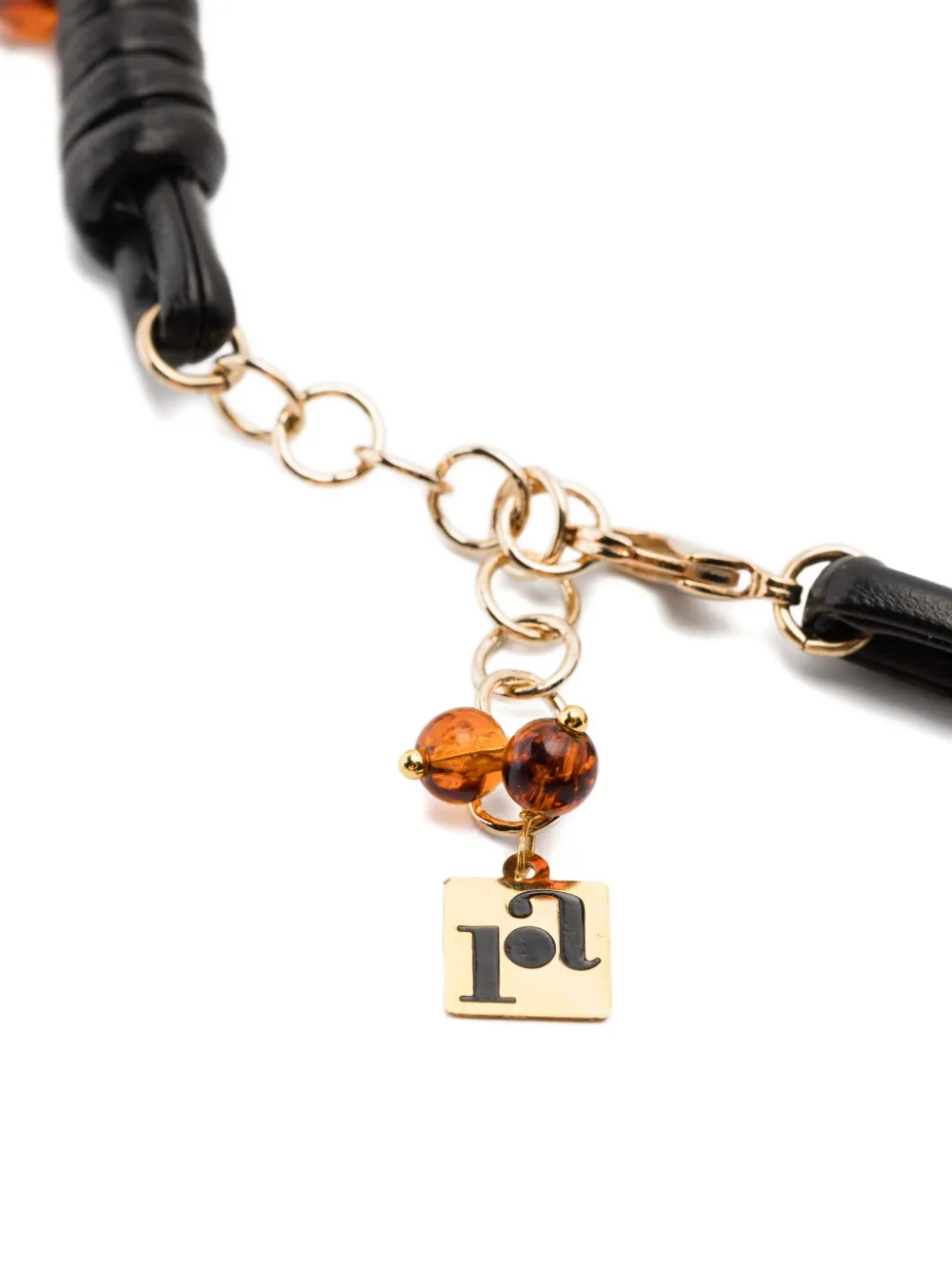 Rosantica cord beaded necklace - Goud