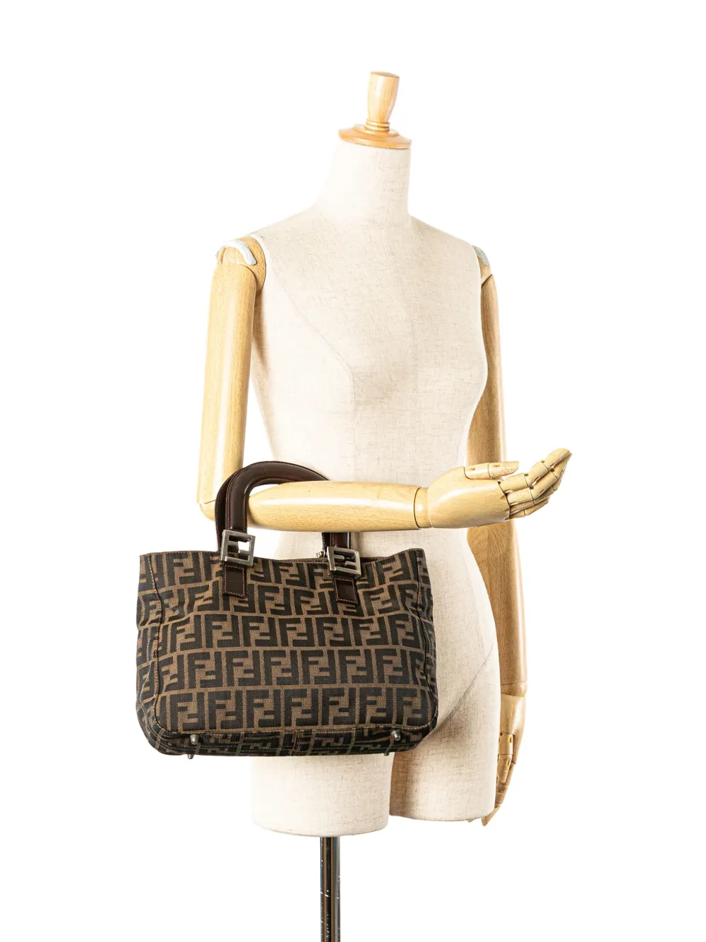 Fendi Pre-Owned 2010-2025 Small Zucca Canvas Twins tote bag | Pre-Owned | Image 2