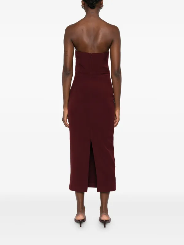 Roland Mouret Sequin one-shoulder Dress | Red | FARFETCH