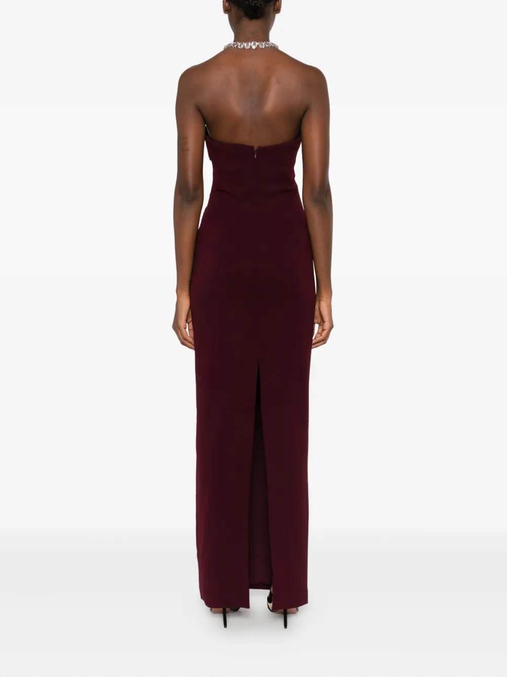 Roland Mouret Jurk verfraaid met pailletten Rood