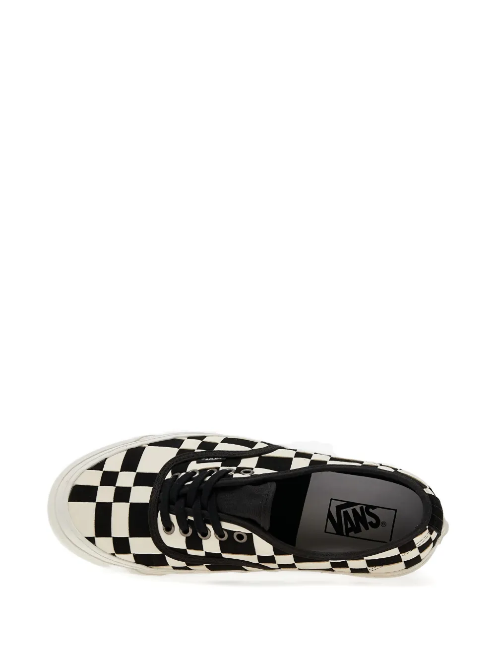 Vans checkerboard lace-up trainers Zwart