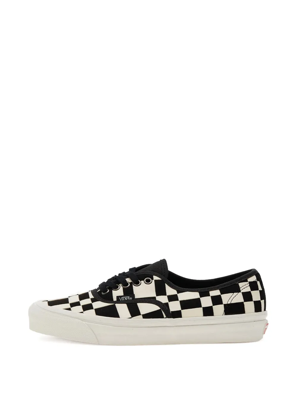 Vans checkerboard lace-up trainers Zwart
