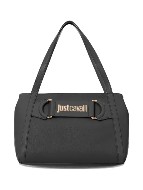 Just Cavalli logo-plaque top-handle shoulder bag