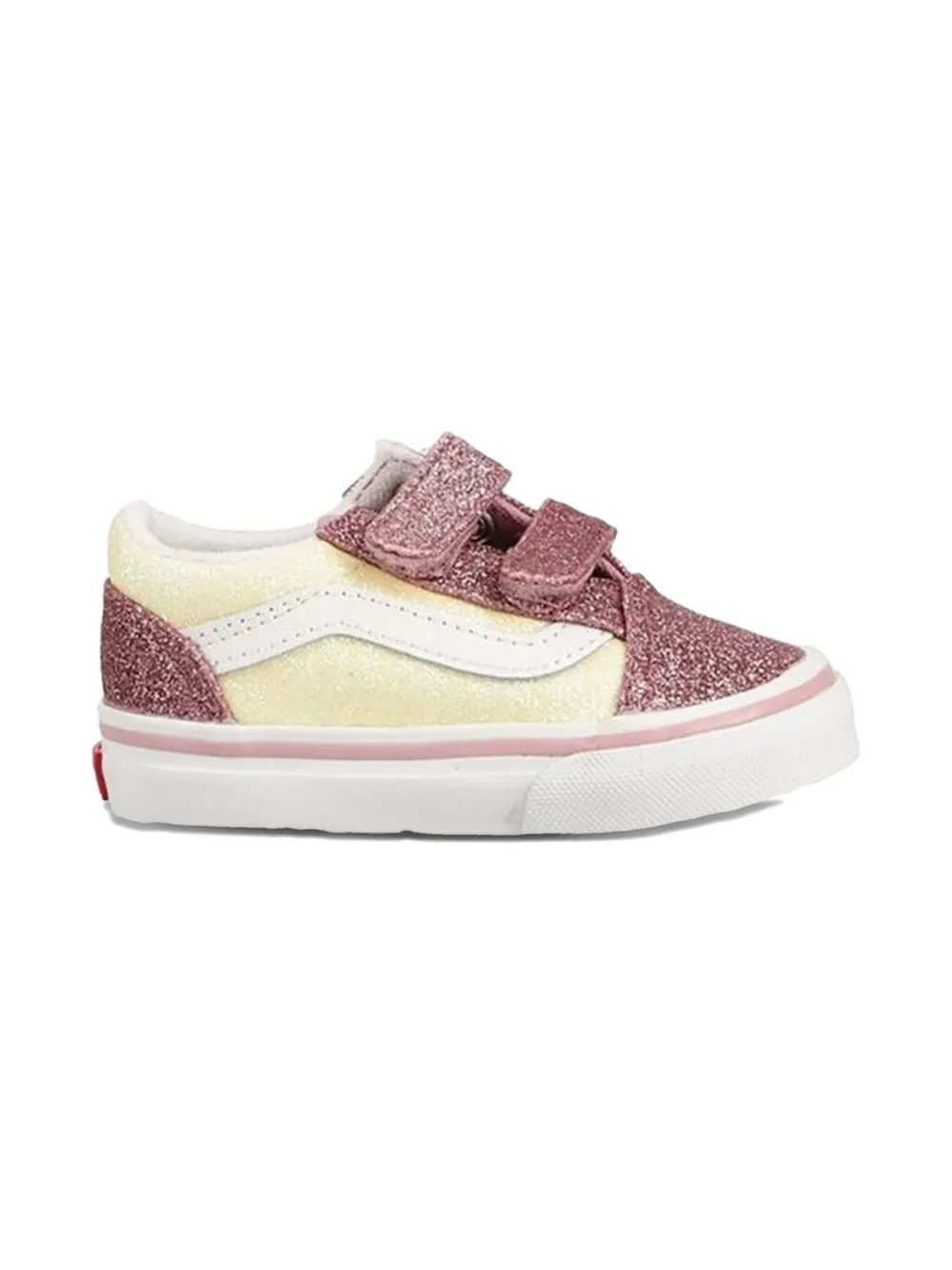 Vans Kids glitter strap trainers Roze