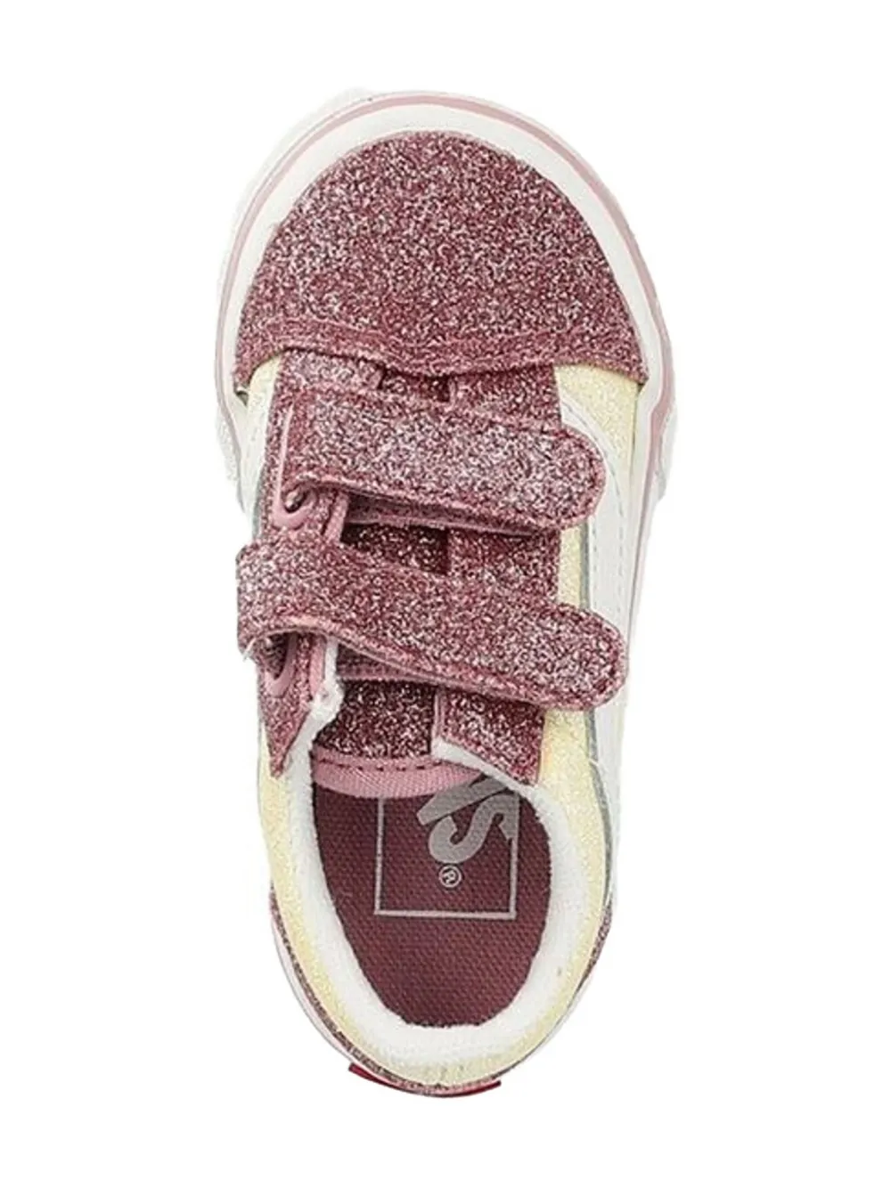 Vans Kids glitter strap trainers - Roze