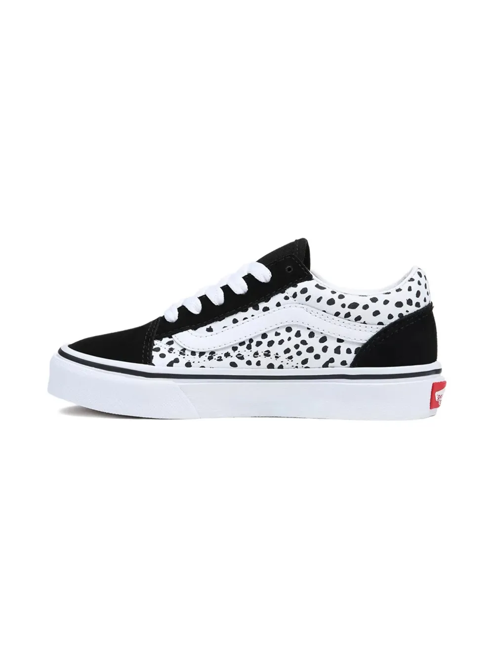 Vans Kids dalmatian panelled trainers - Zwart