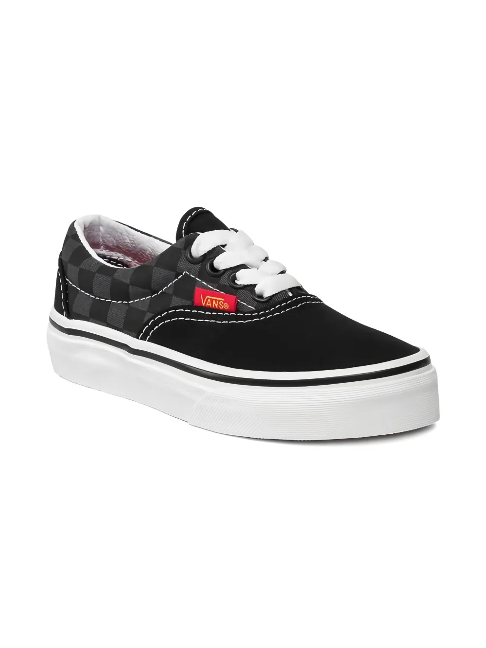Vans Checkerboard Trainers In Black