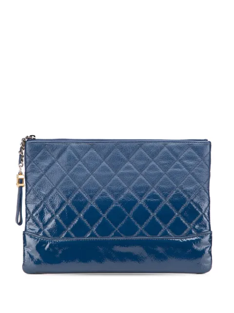 CHANEL Pre-Owned 2018 Medium Aged Calfskin Gabrielle O Case clutch bag