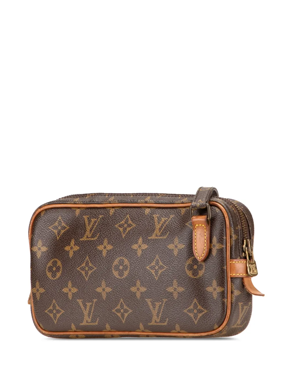 Pre-owned Louis Vuitton 1987 Monogram Pochette Marly Bandouliere Crossbody Bag