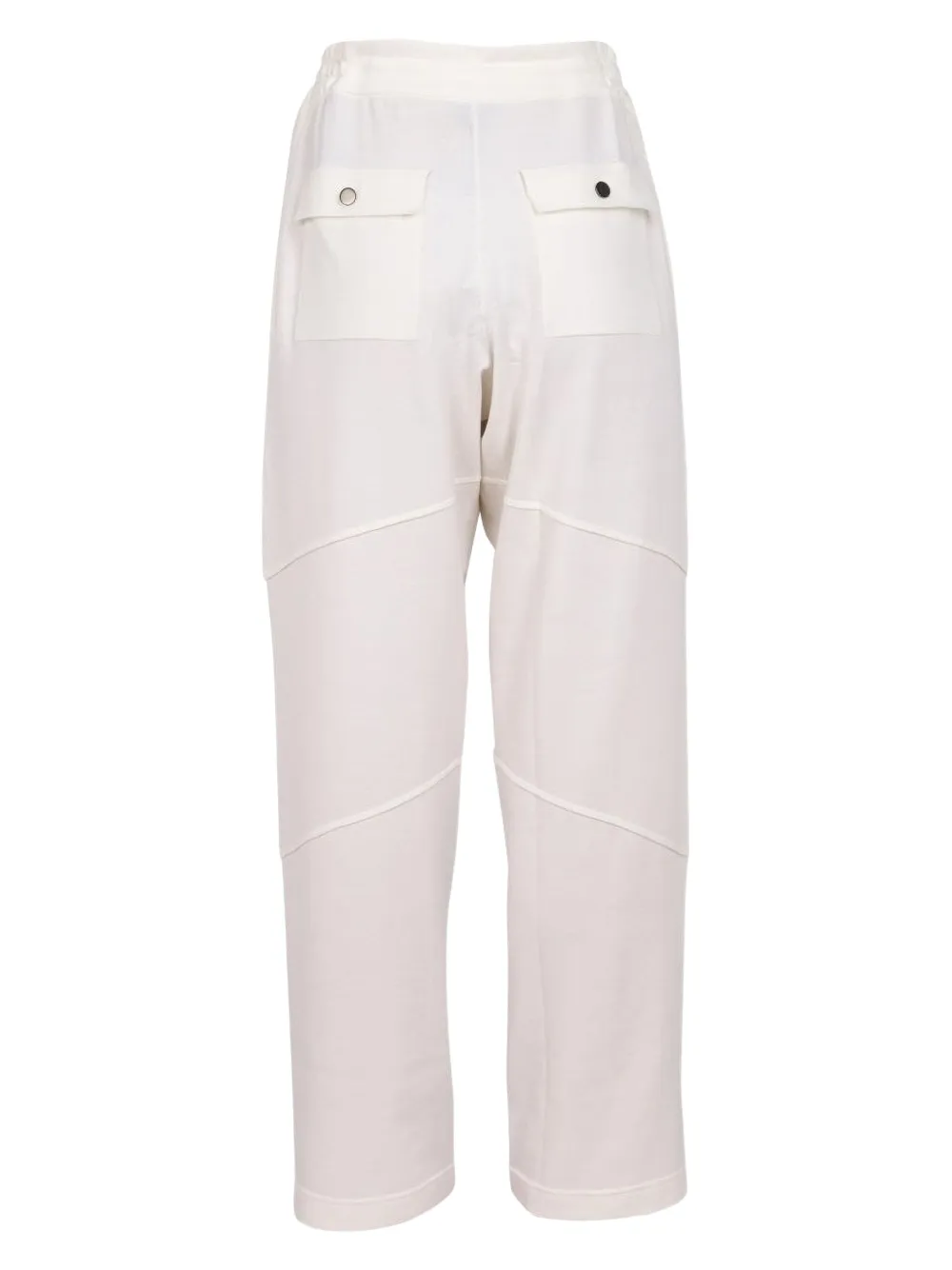 TOM FORD Broek met trekkoord en vlakken Wit