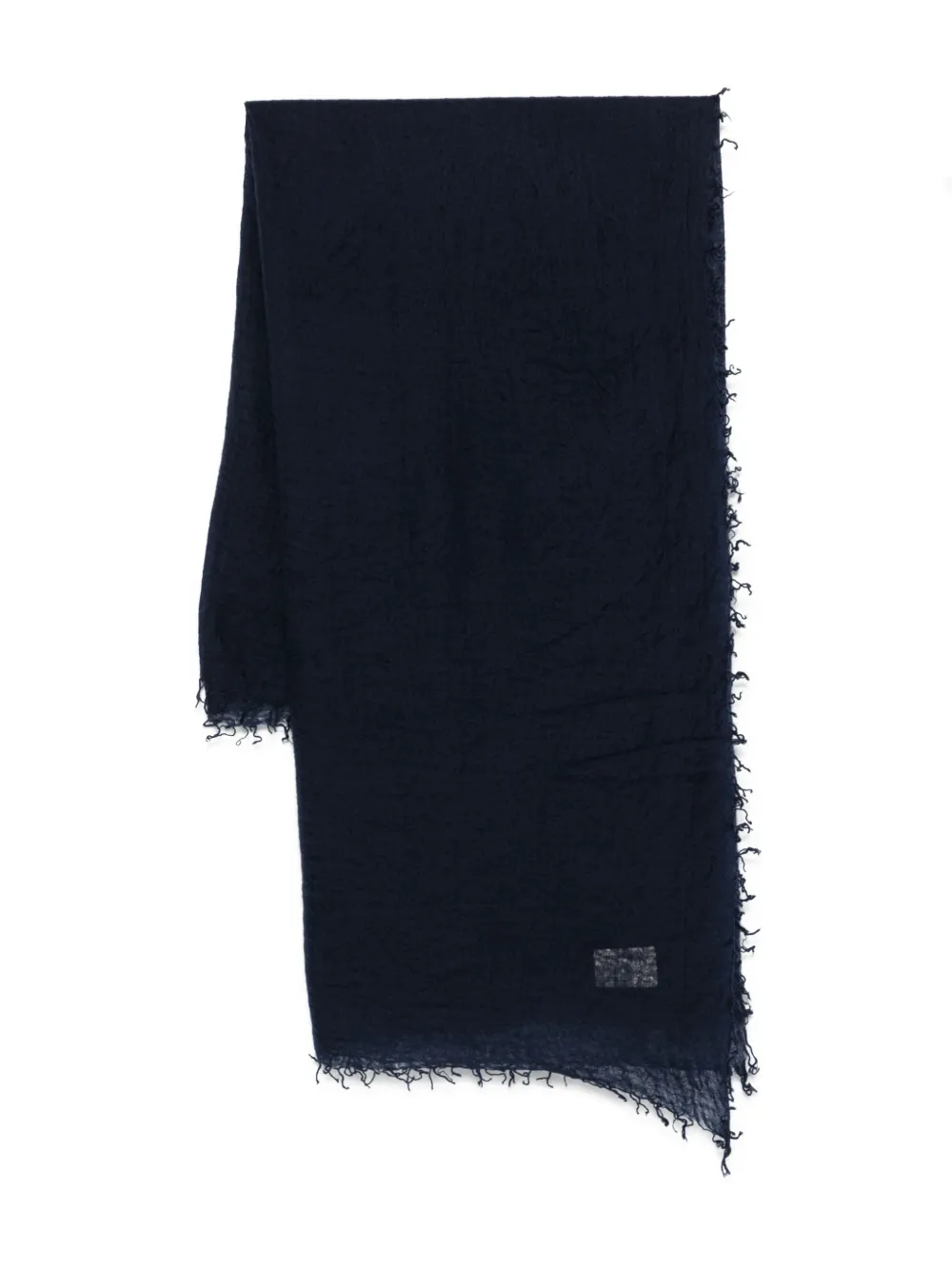 cashmere frayed-edge scarf