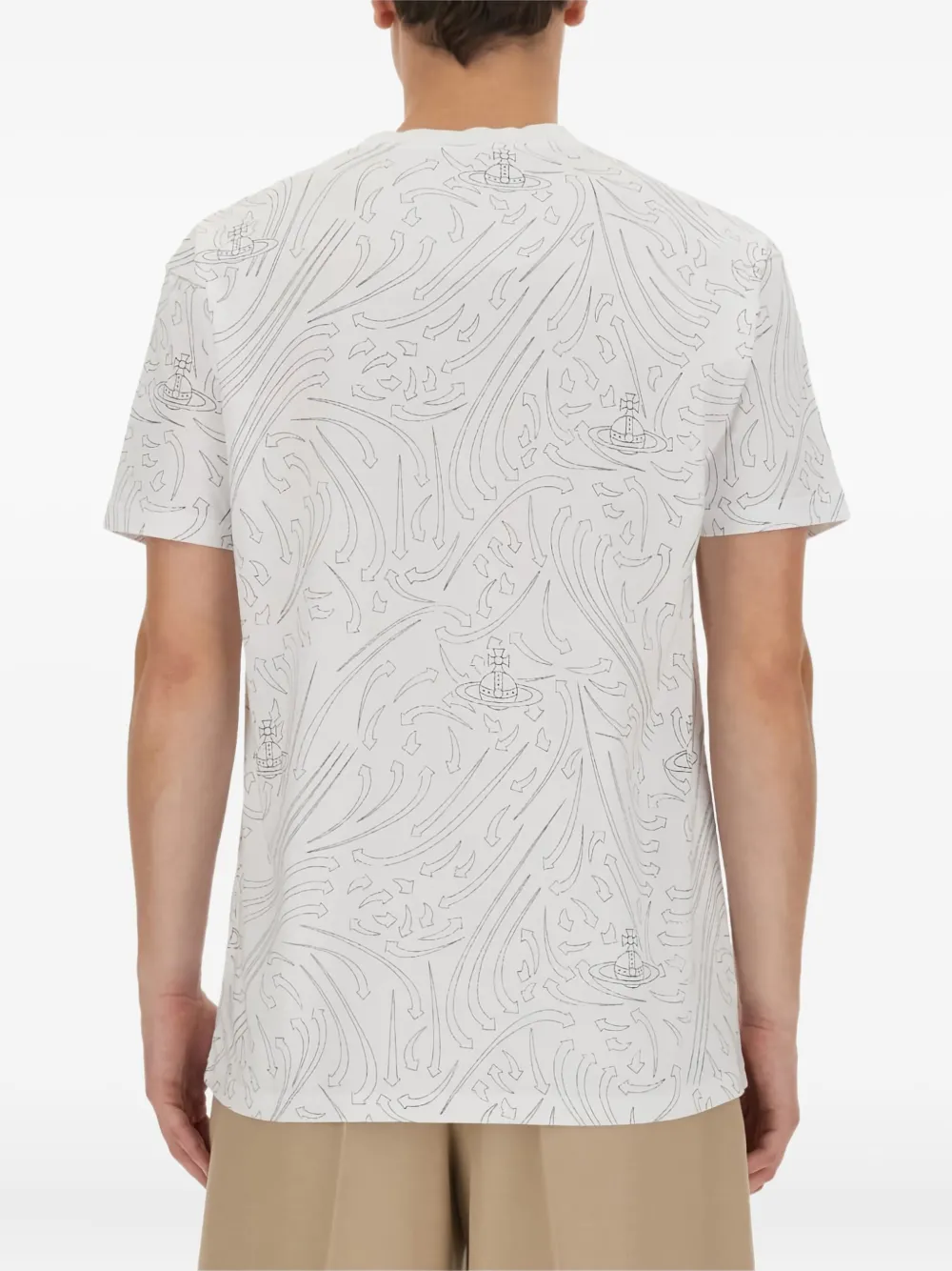 Vivienne Westwood T-shirt met zonprint Wit