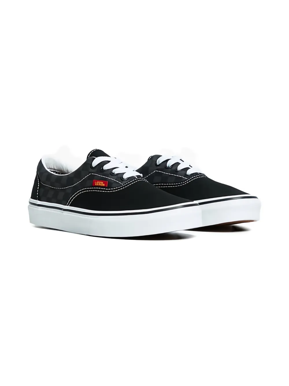 Vans Checkerboard Trainers In Black