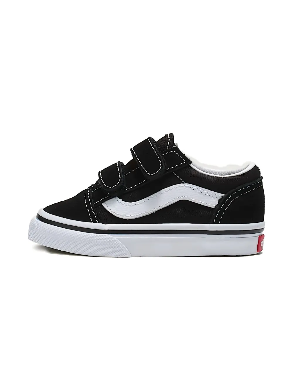 Vans Kids touch-strap trainers - Zwart