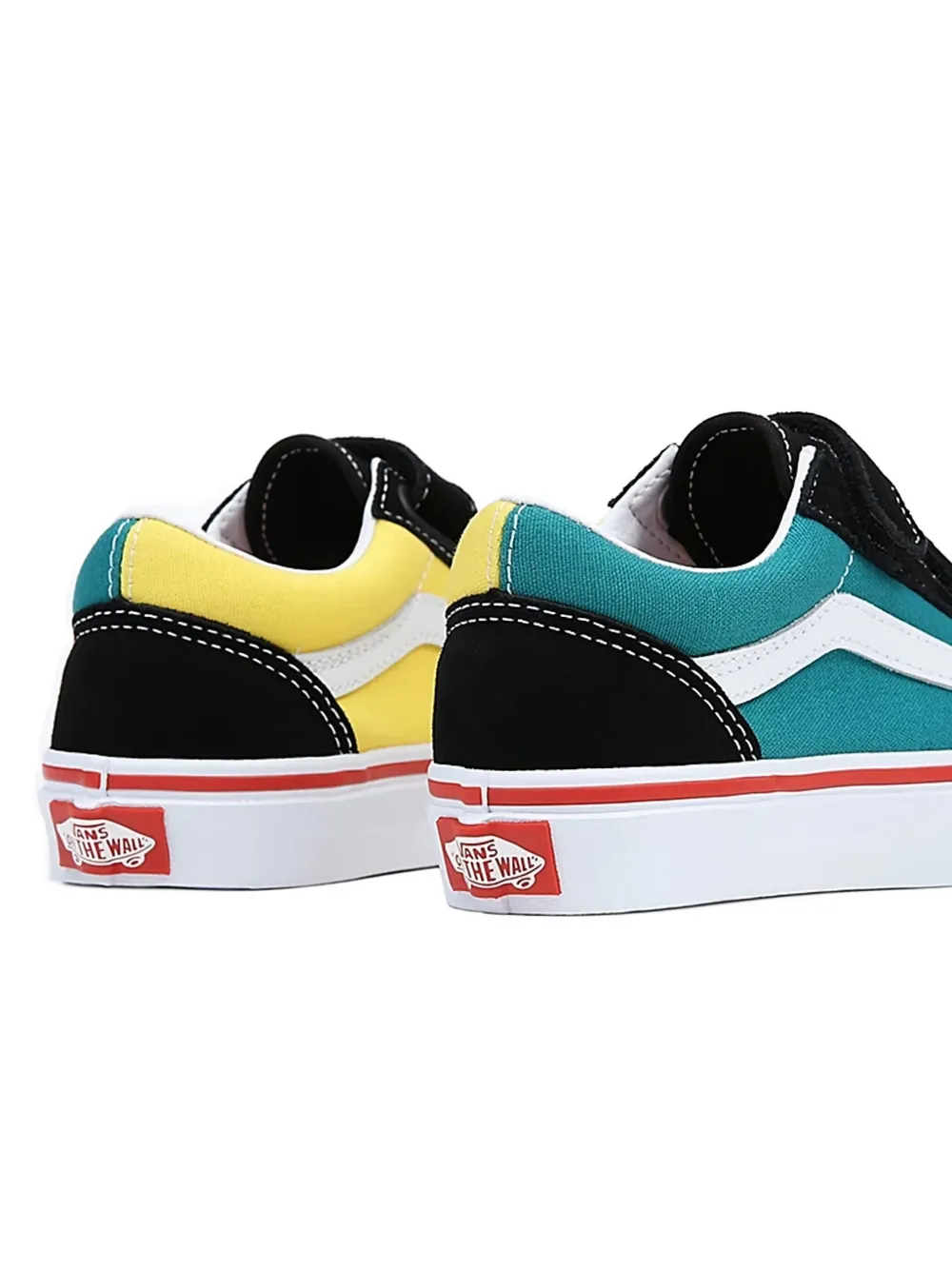 Vans Kids hook-and-loop tape trainers Zwart