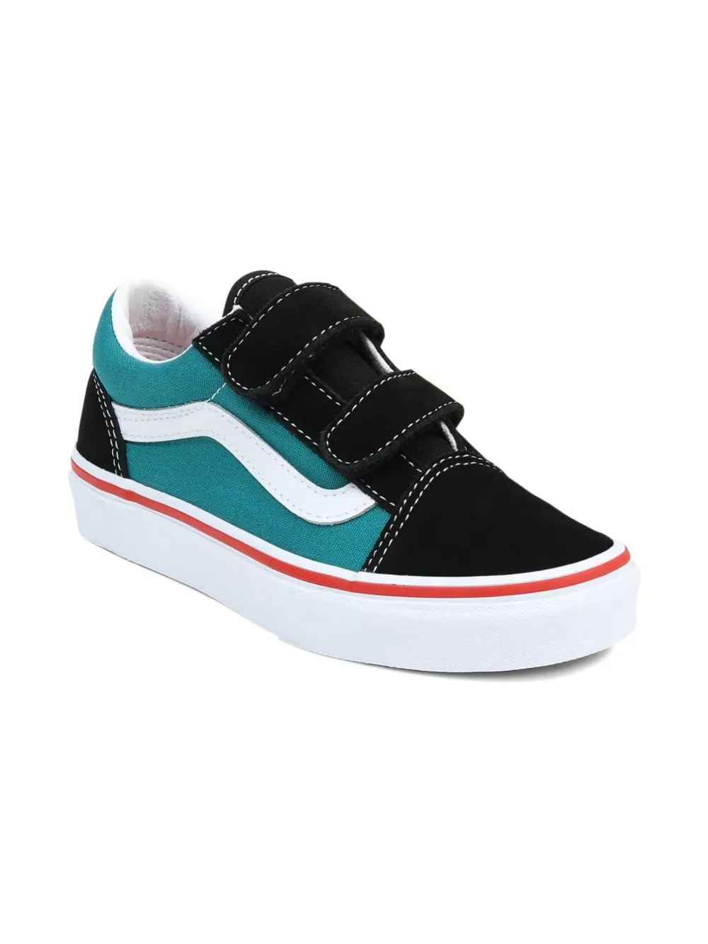 Vans Kids hook-and-loop tape trainers Zwart