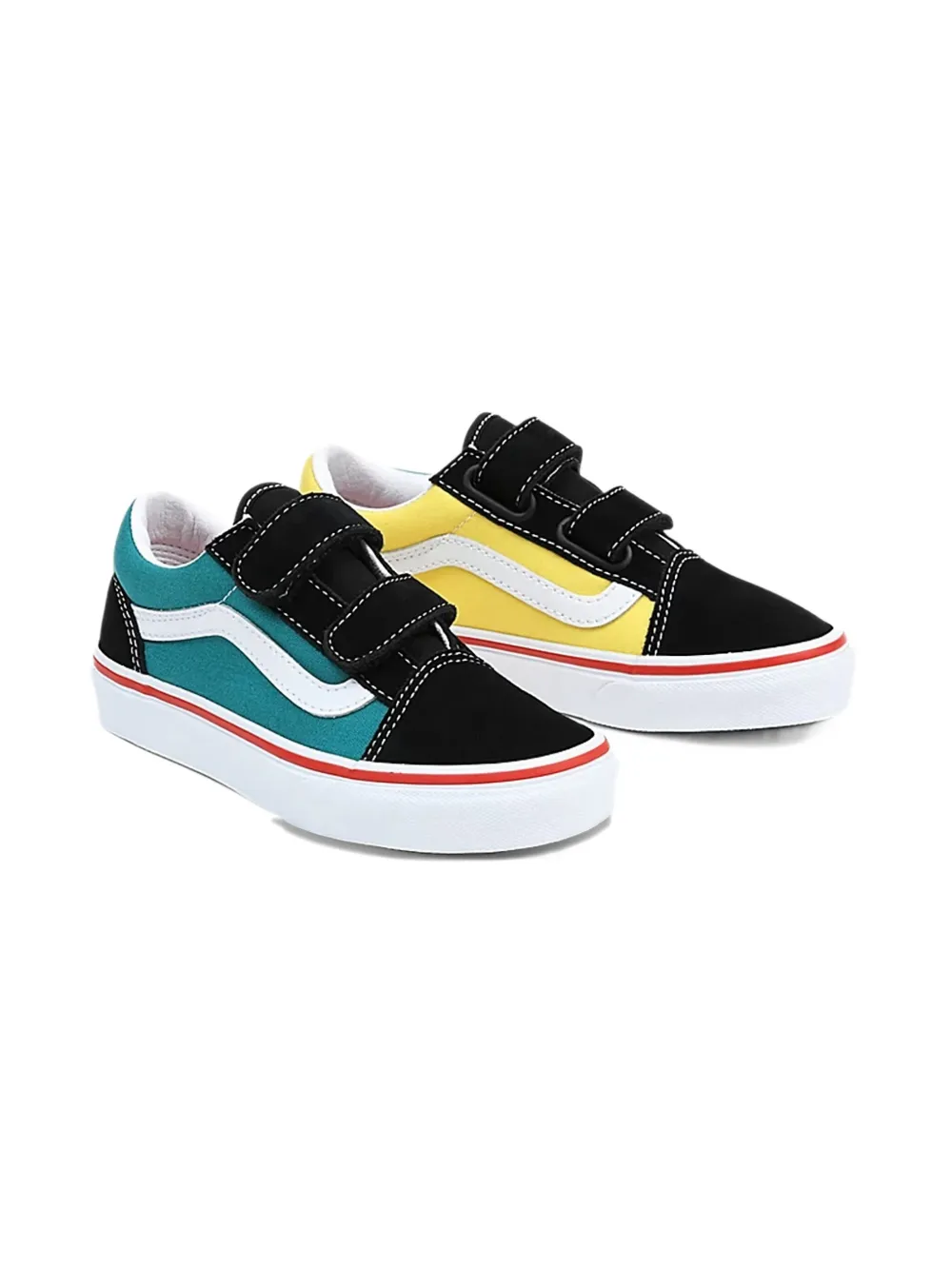 Vans Kids hook-and-loop tape trainers | Black | Image 1