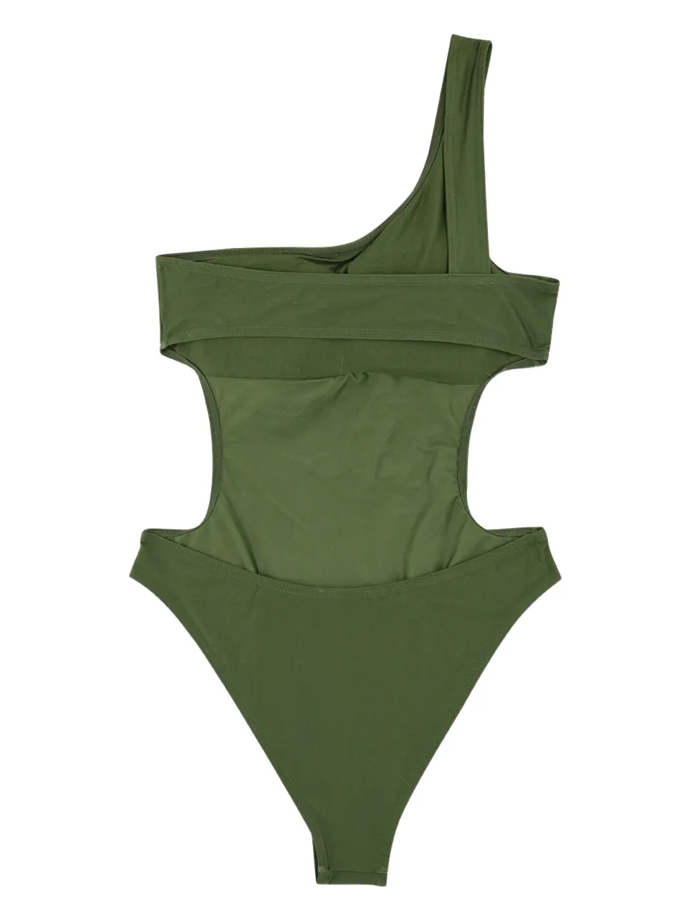 Vivienne Westwood Asymmetrisch badpak met uitgesneden details Groen