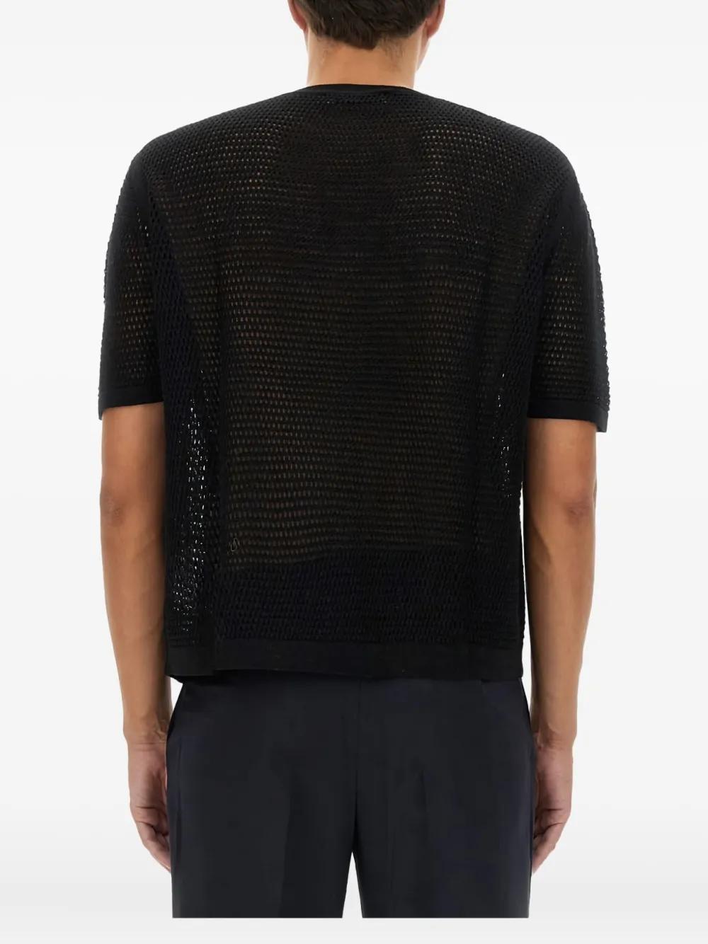 Vivienne Westwood Gebreide top met logo Zwart