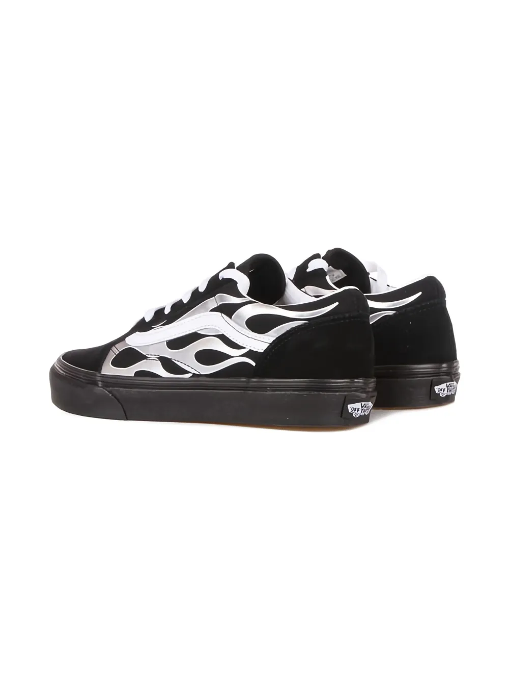Vans Flame Trainers In Black