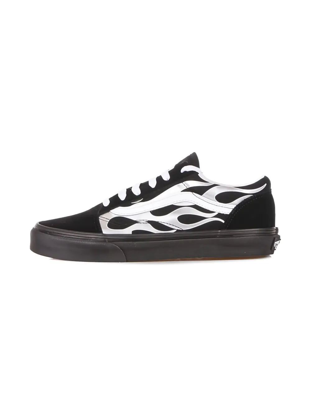 Vans Kids flame trainers - Zwart