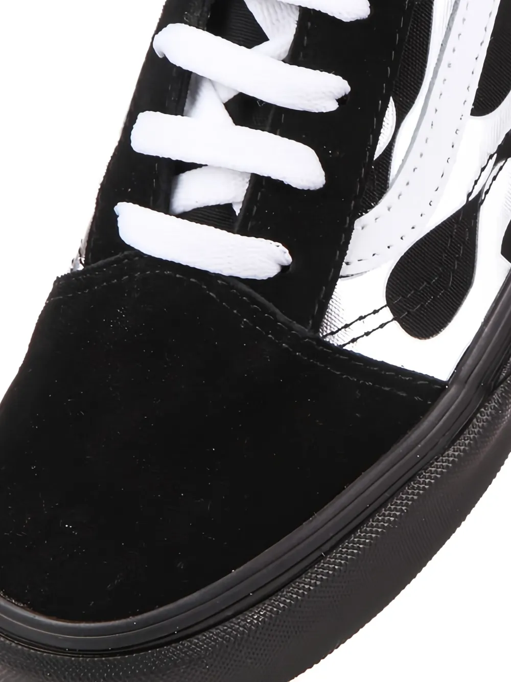 Vans Flame Trainers In Black
