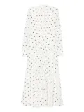 Alessandra Rich polka-dot dress - White