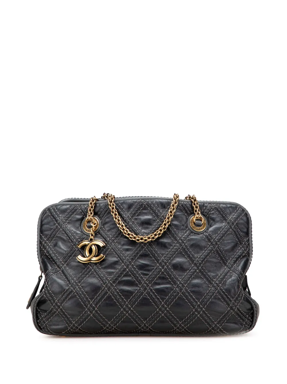 CHANEL Pre-Owned 2011 Quilted Calfskin Stitch Triptych shoulder bag - CHANEL Pre-Owned 2011 Quilted Calfskin Stitch Triptych shoulder bag -