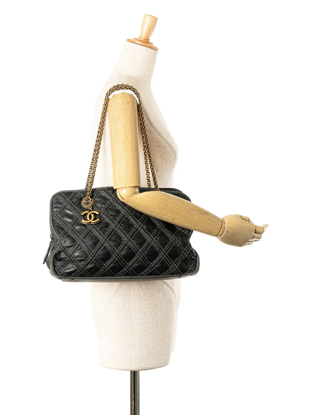 CHANEL Pre-Owned 2011 Quilted Calfskin Stitch Triptych shoulder bag | Pre-Owned | Image 2