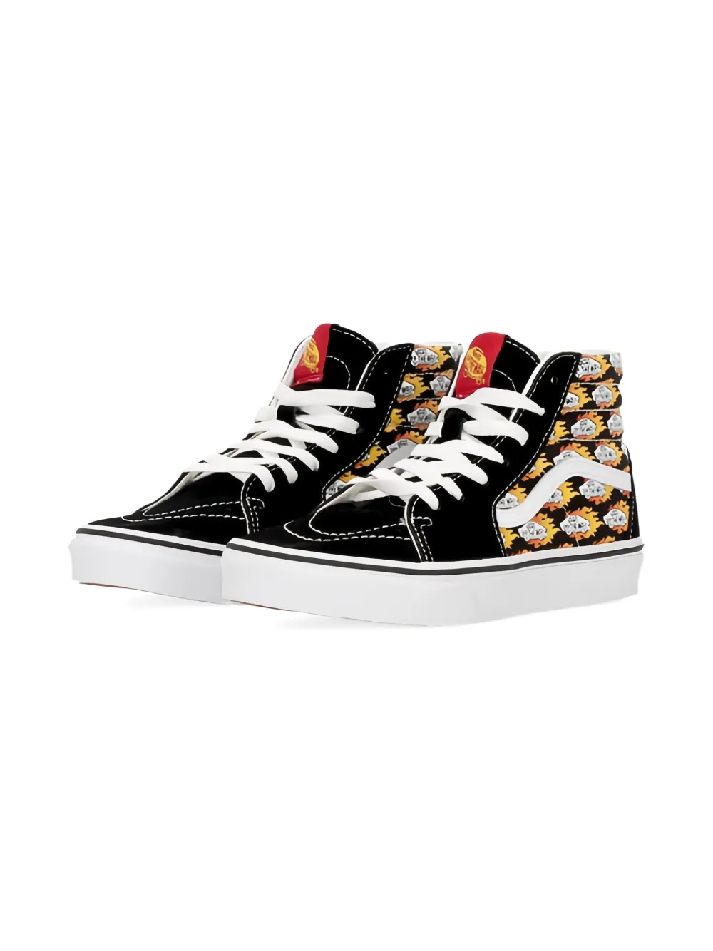 Vans Kids high-top patterned trainers | Black | Image 1