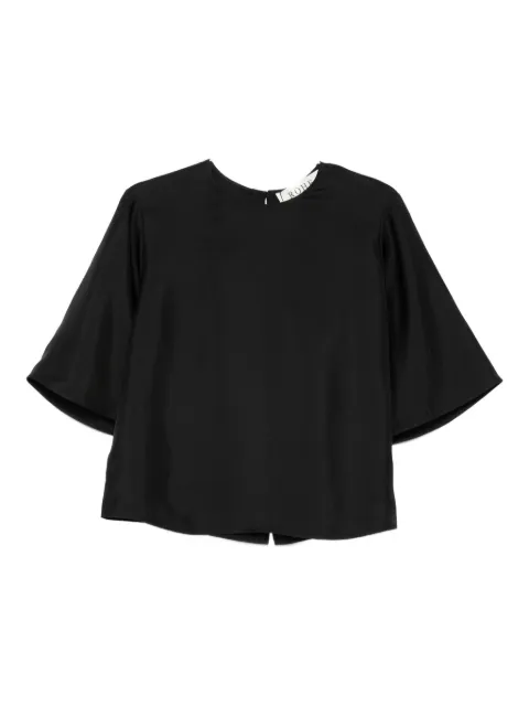 Róhe short-sleeve silk top