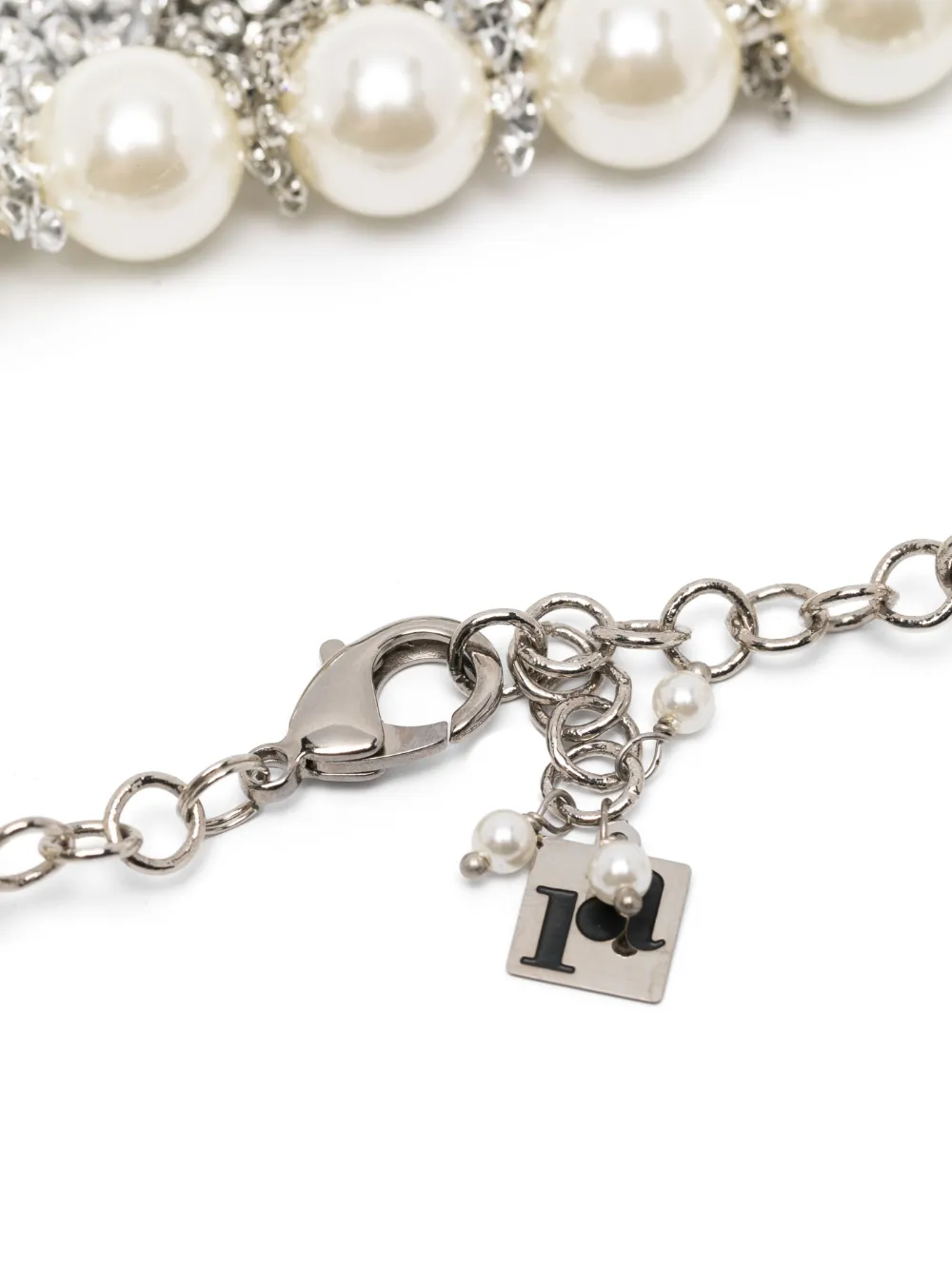 Rosantica Frizz verfraaide halsketting - Zilver