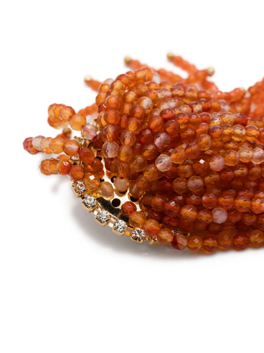 Rosantica beaded tassel earrings - Oranje