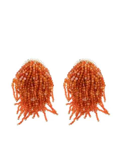 Rosantica beaded tassel earrings