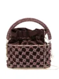 Rosantica mini Holli Nodi beaded-embellished bucket bag - Pink