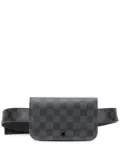 Louis Vuitton Pre-Owned 2011 Damier Graphite Pochette Homme Ceinture belt bag - Black