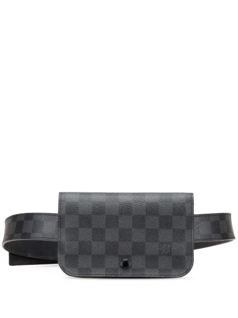Louis Vuitton Pre-Owned 2011 Damier Graphite Pochette Homme Ceinture belt bag