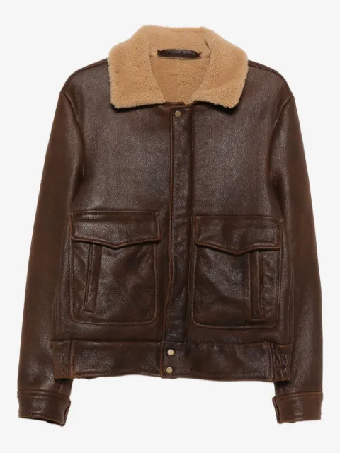 Salvatore Santoro shearling-collar jacket