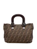 Fendi Pre-Owned 2000-2010 Small Zucca Canvas Twins tote bag - Brown