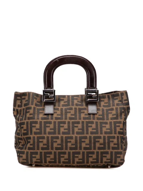 Fendi Pre-Owned 2000-2010 Small Zucca Canvas Twins tote bag