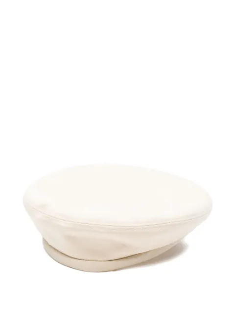 Rowen Rose flat leather beret