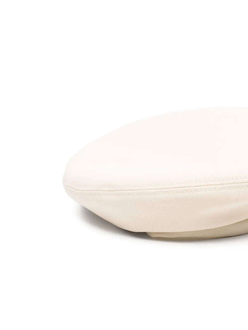 Rowen Rose flat leather beret - Beige