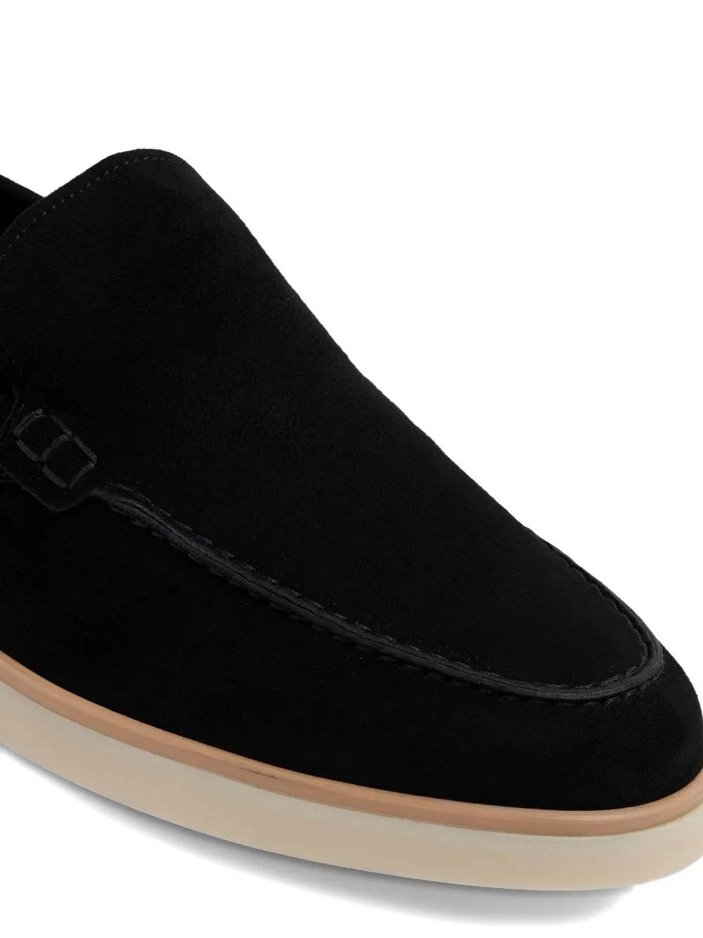 Magnanni suede loafers Black