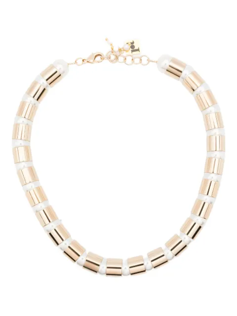 Rosantica two-toned bar necklace
