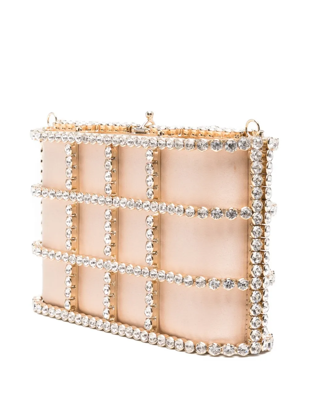 Rosantica Holli mini bucket-tas met kristallen Beige