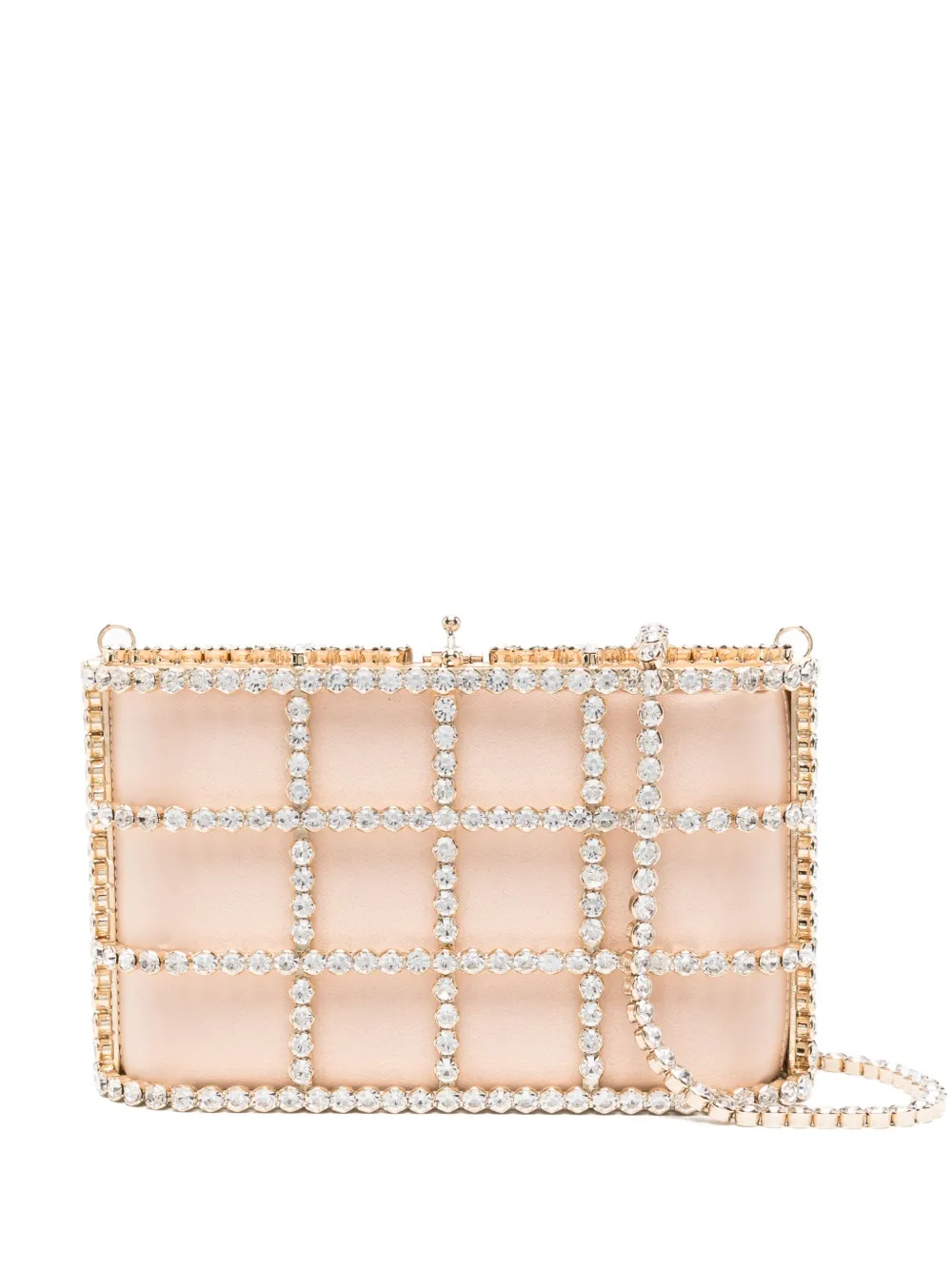 Rosantica Holli mini bucket-tas met kristallen Beige