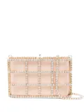 Rosantica mini Holli crystal-embellished bucket bag - Neutrals